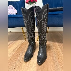 Tecovas Black Abby Boots